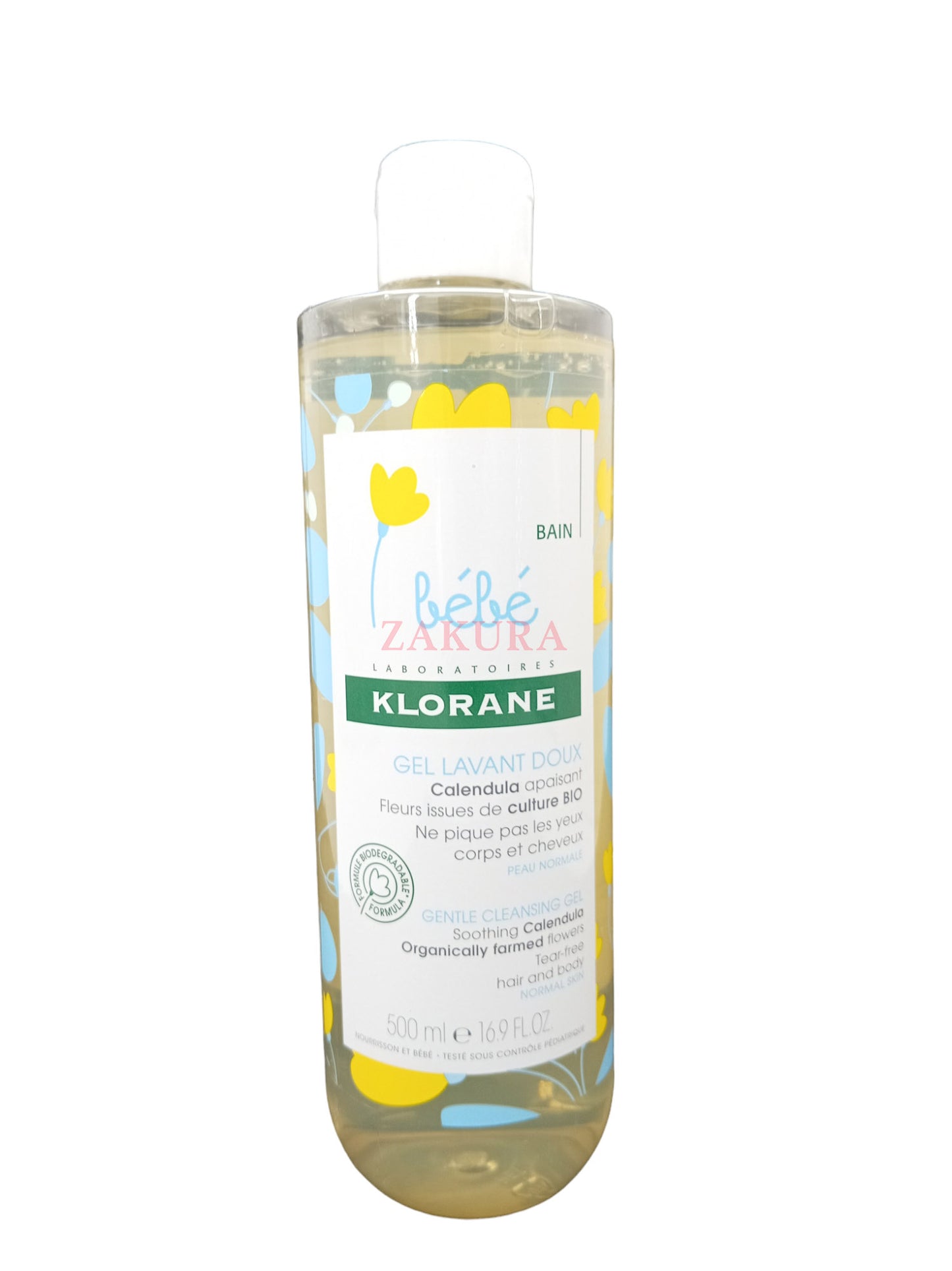 Klorane Baby Gentle Cleansing Gel (500ml/500ml x 2) 500ml