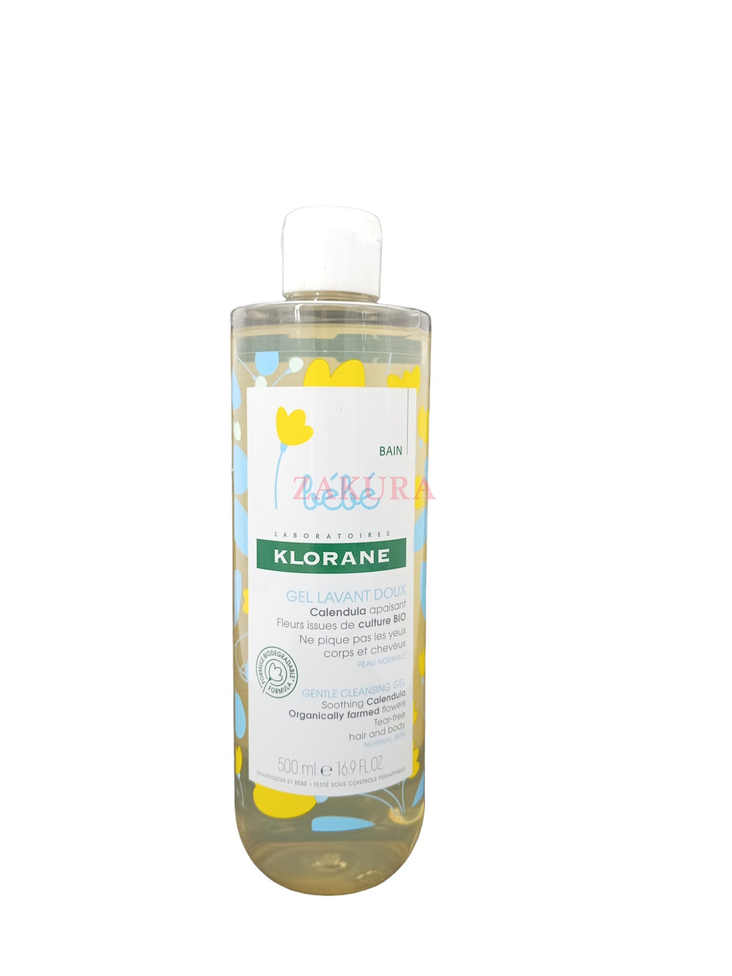 Klorane Baby Gentle Cleansing Gel (500ml/500ml x 2) 500ml