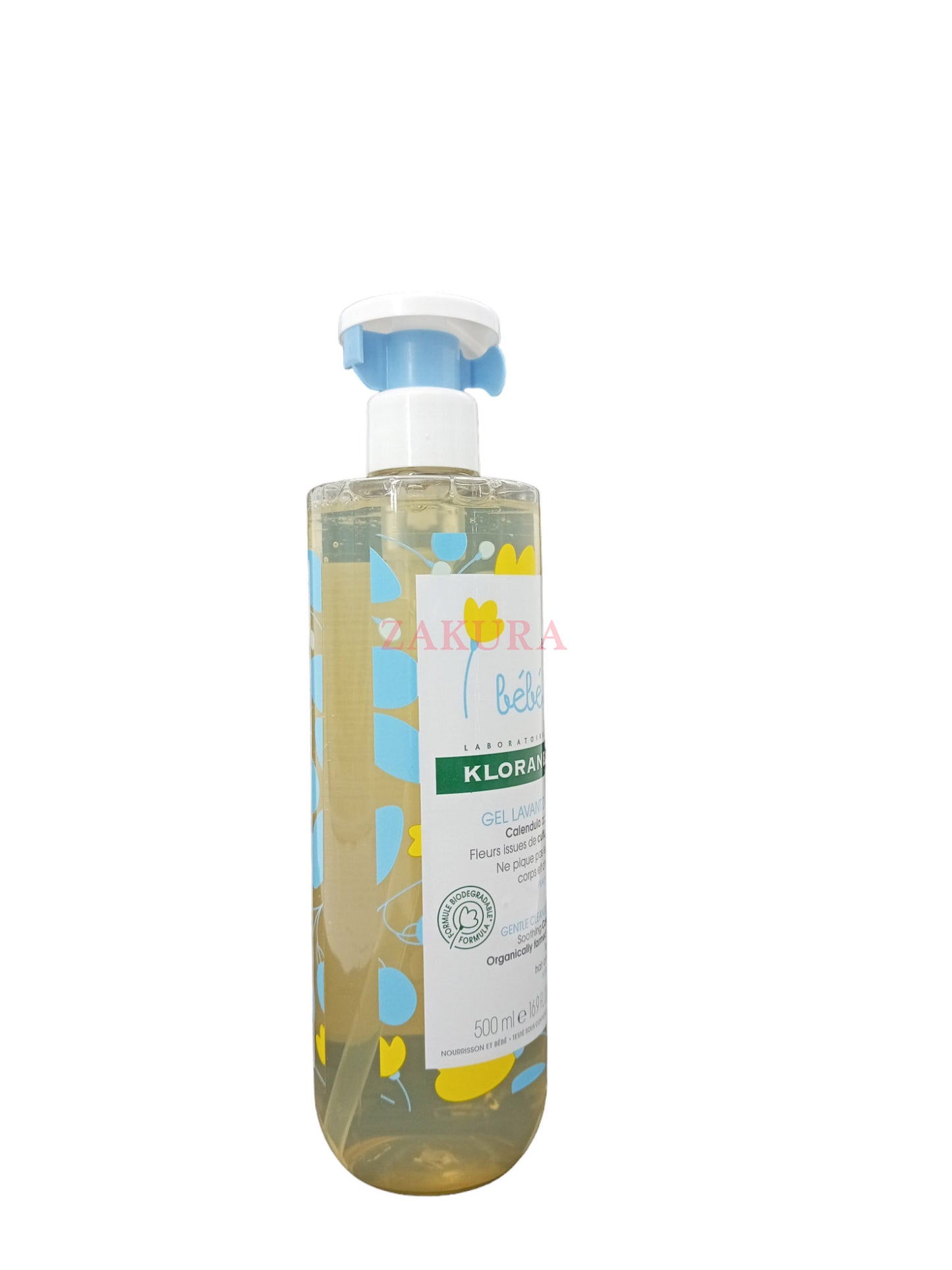 Klorane Baby Gentle Cleansing Gel (500ml/500ml x 2) 500ml
