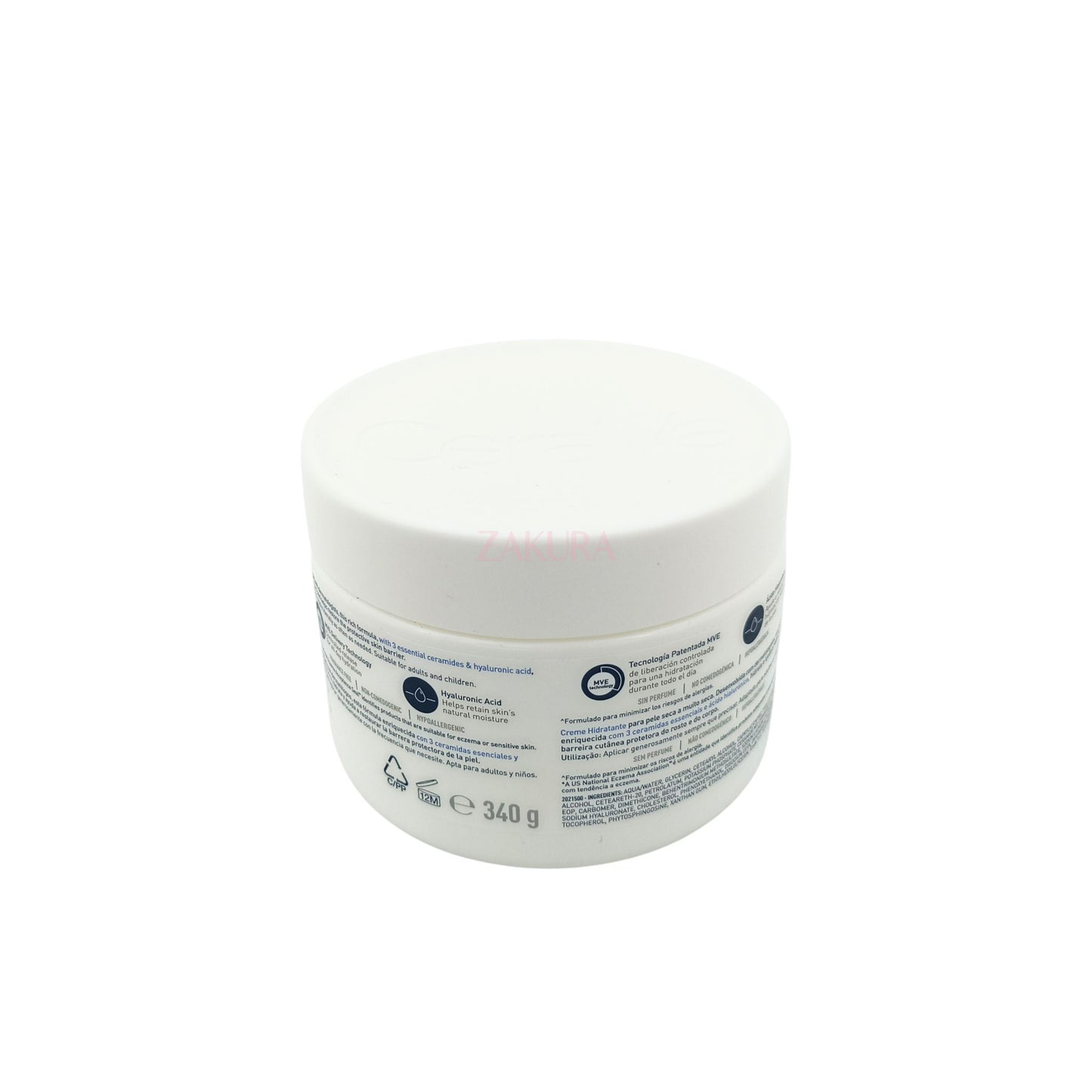 CeraVe Moisturising Cream For Dry to Very Dry Skin(340g/454g)