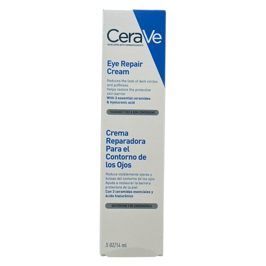 CeraVe Eye Repair Cream 14ml – Hydrating eye cream for dark circles and puffiness, available at Zakura Global