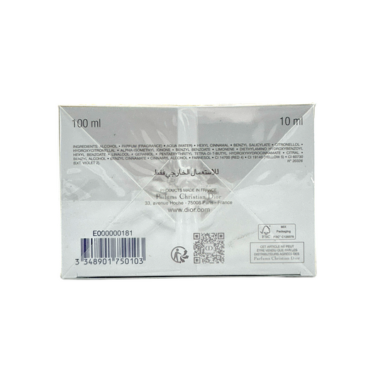 Christian Dior J'adore Eau De Parfum Perfume Set (100ml+10ml) 100ml+10ml