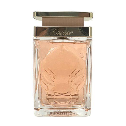 Cartier La Panthère Eau De Toilette Spray – 100ml floral fragrance with gardenia and musk in sculpted panther bottle, available at Zakura Global.
