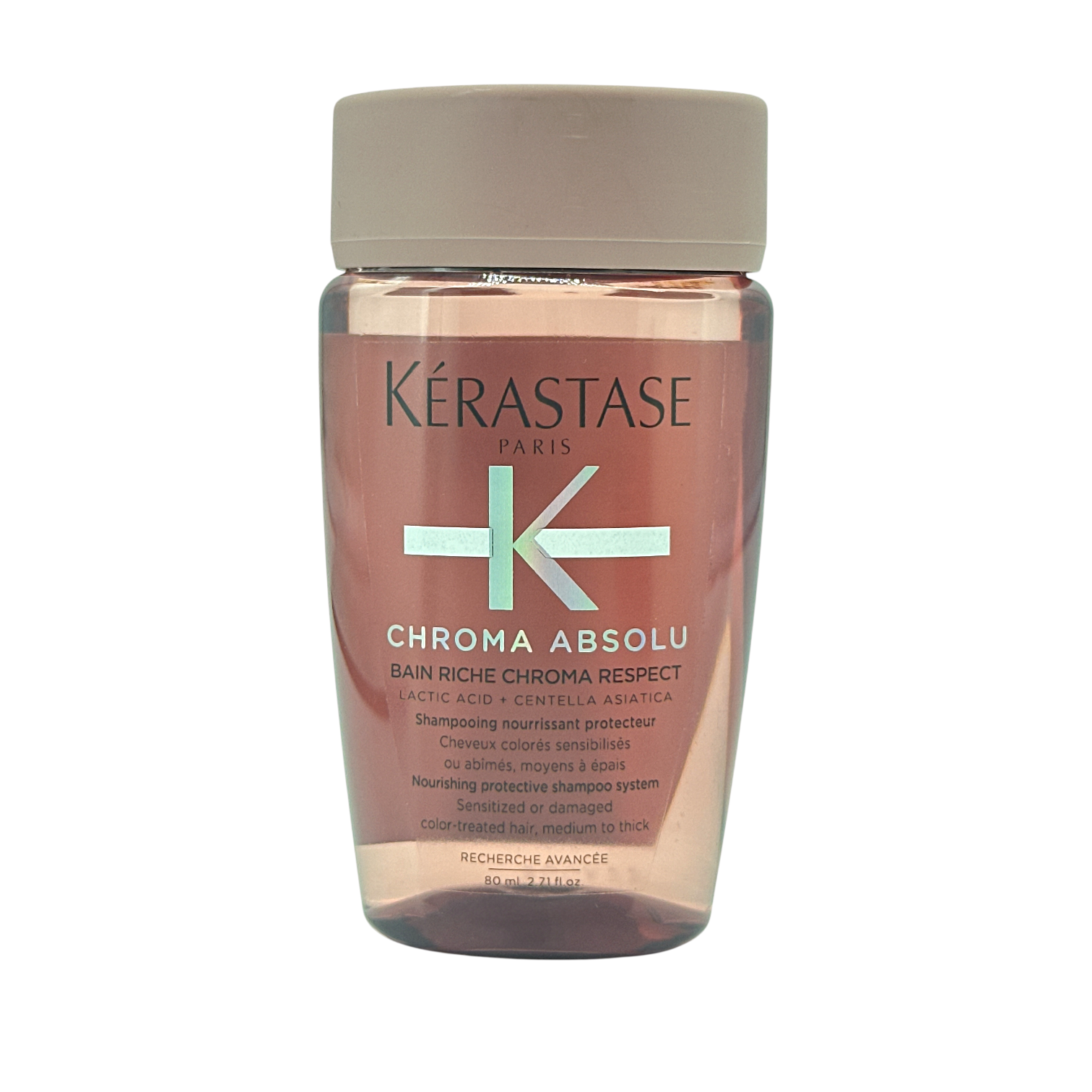 Kerastase Chroma Absolu Shampoo Mini – sulfate-free shampoo for colored and sensitized hair, available at Zakura Global.