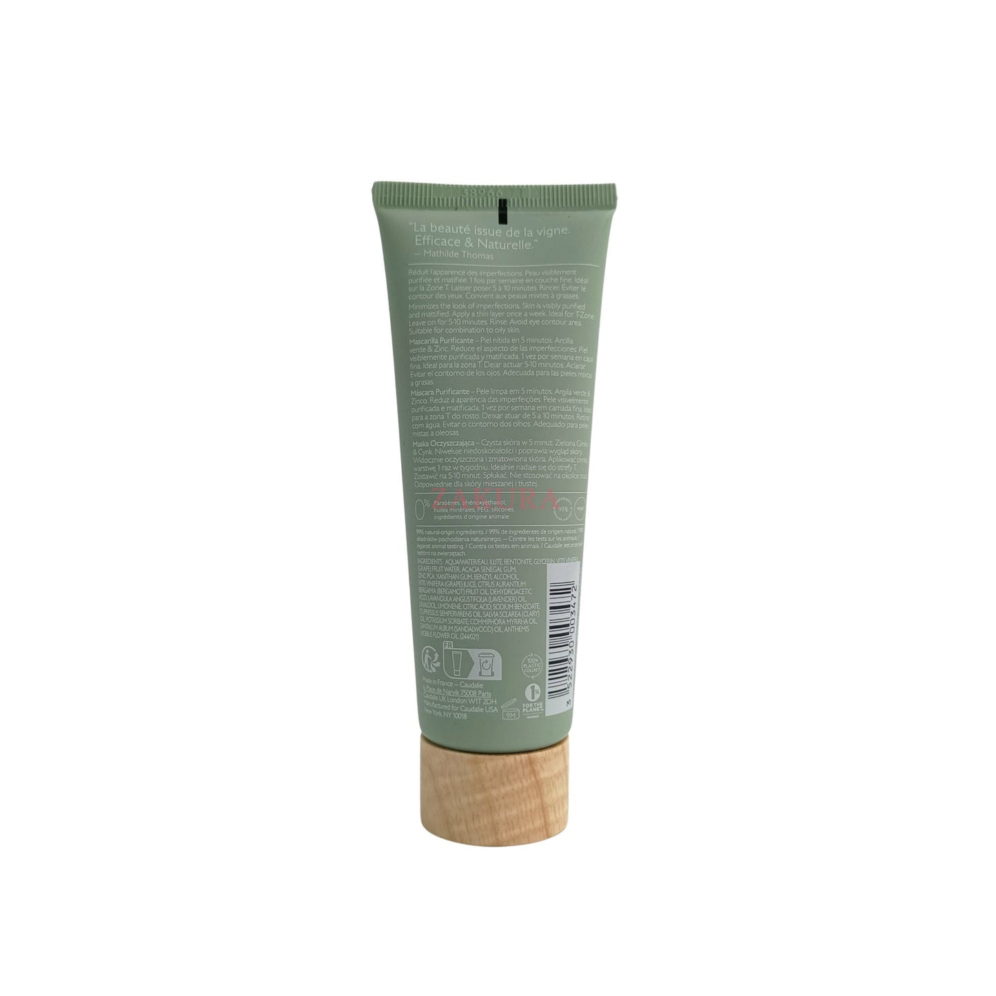 Caudalie Vinopure Purifying Mask - Normal to Combination 75ml
