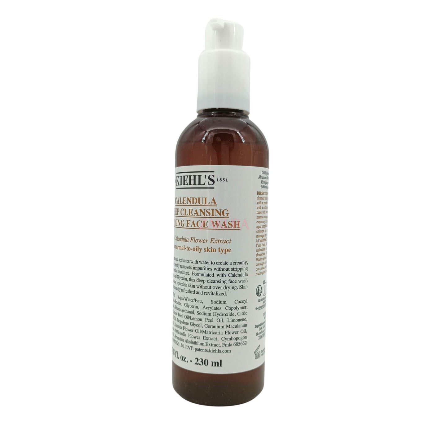 Kiehl's Calendula Deep Cleansing Foaming Face Wash (30ml/ 230ml) 230ml