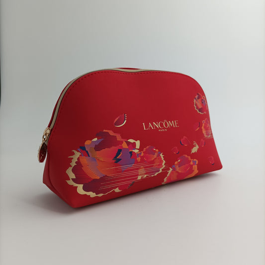 Lancome Cosmetic Bag (Red) - Flower and Rabbit 1pc