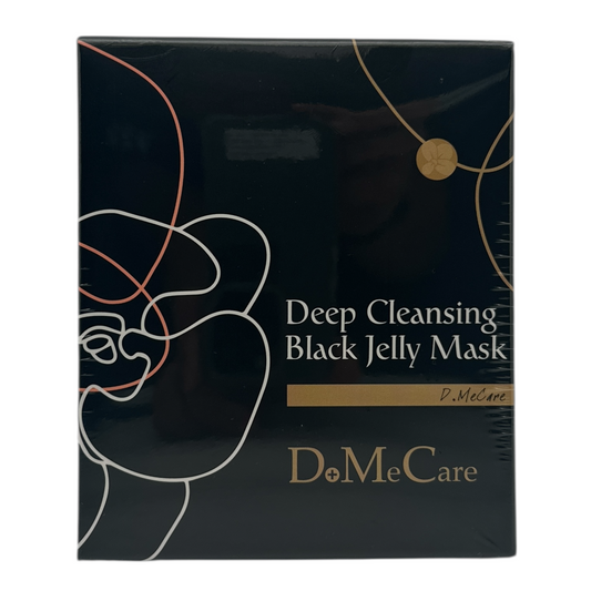 DoMeCare Deep Cleansing Black Jelly Mask – 500g jar with jelly texture, available at Zakura Global.