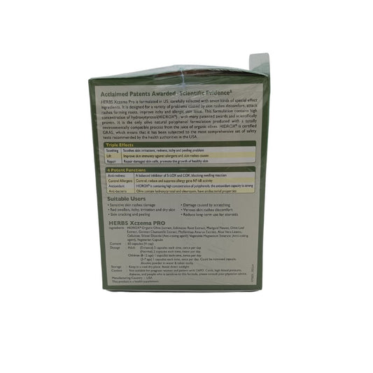 Herbs Xczema Pro 60 Tablets for Eczema Relief and Skin Health by Zakura Global