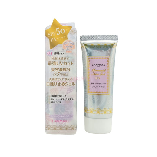 Canmake Mermaid Skin Gel - (UV01/UV02) 40g UV01 Clear