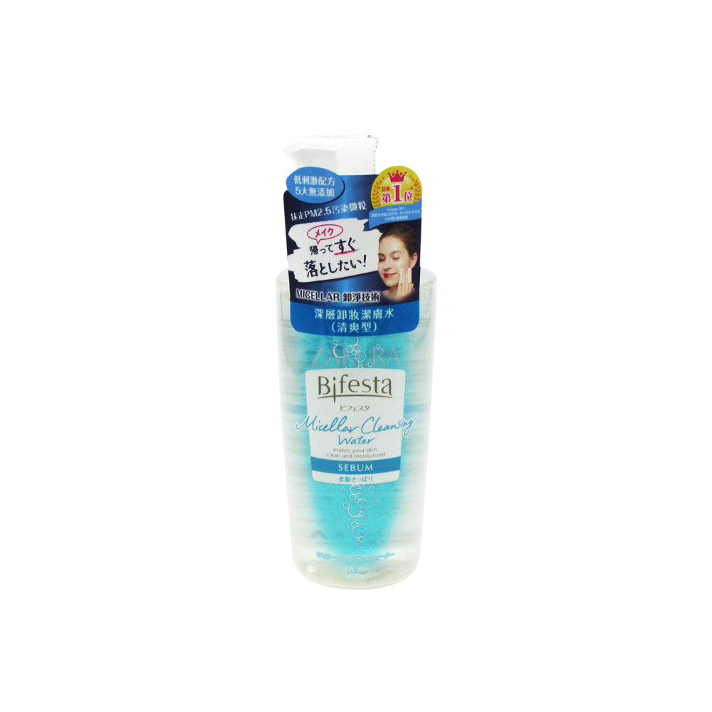Bifesta Micellar Cleansing Water 400ml (Sebum/Moist) Sebum