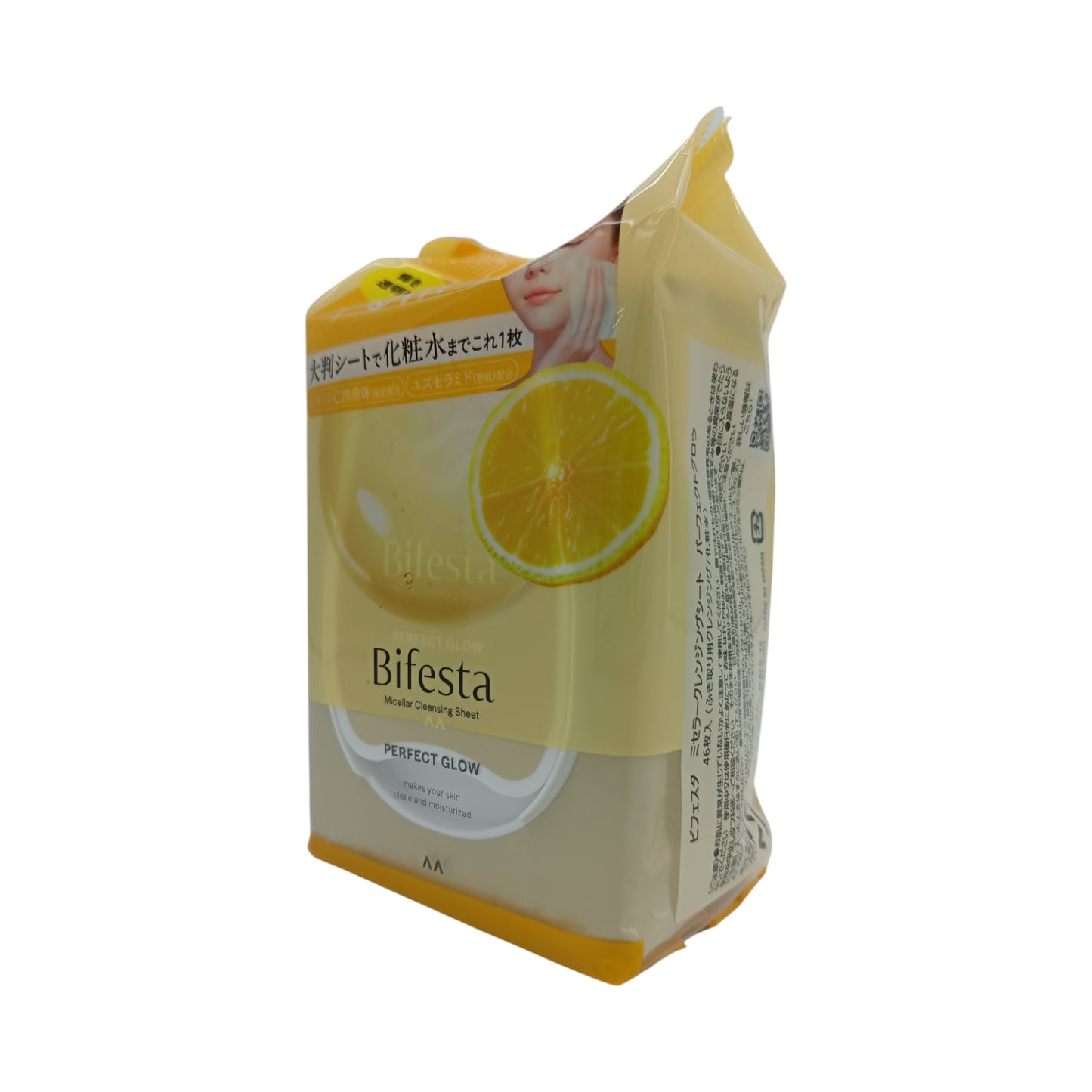 Bifesta Micellar Cleansing Sheet Perfect Glow 46pcs