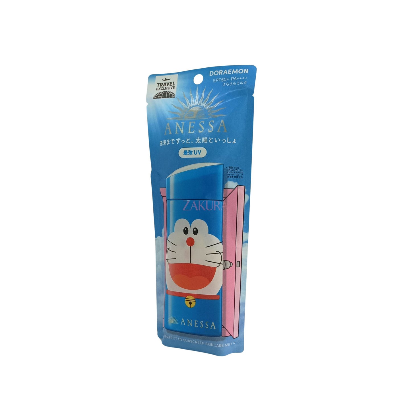 Anessa Doraemon Perfect UV Sunscreen Skincare Milk SPF50+ (60ml/90ml) 90ml