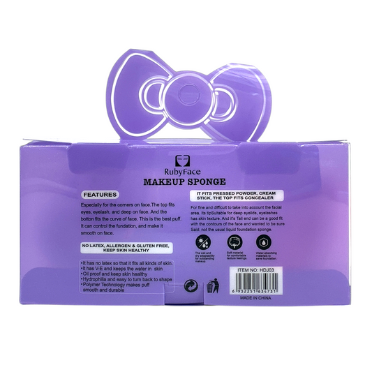 Ruby Face Beauty Sponge 3pcs 3pcs