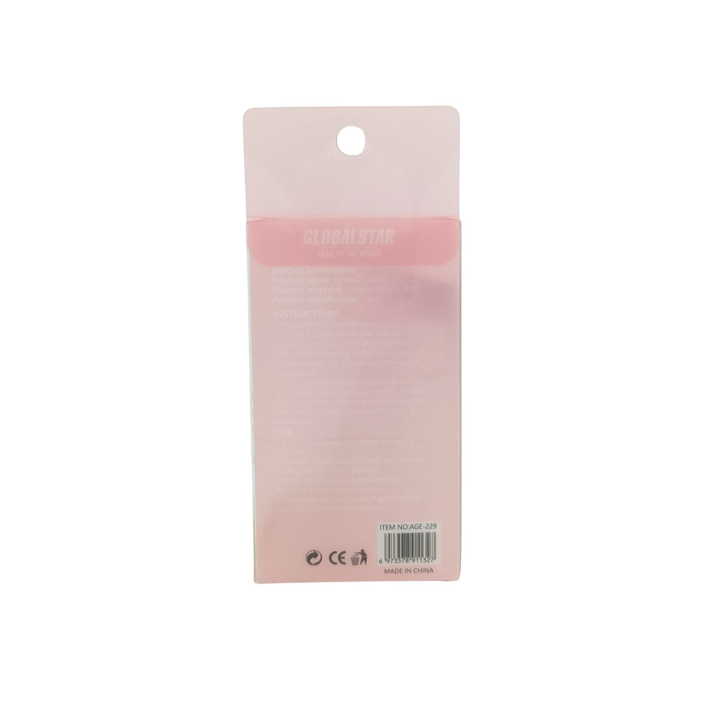 General Silver Eyelash Curler 1pc