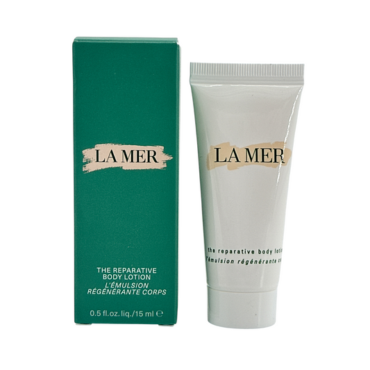 La Mer The Reparative Body Lotion – 15ml miniature with sea-sourced hydration, available at Zakura Global.