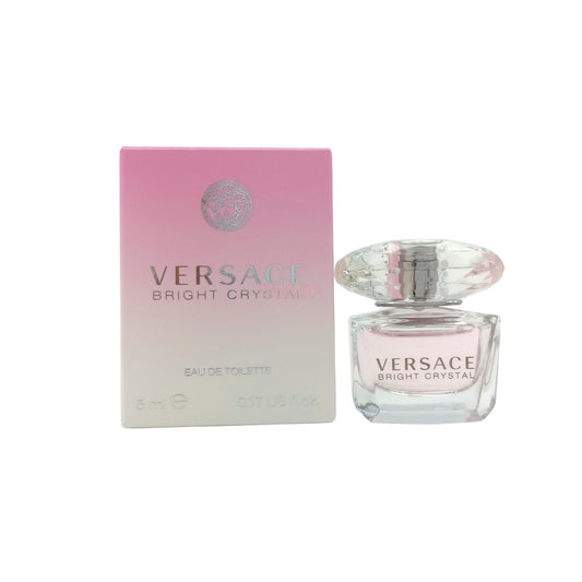 Versace Bright Crystal Eau De Toilette Spray (5ml Miniature/50ml/90ml)