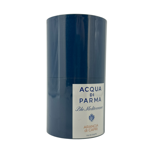 Acqua Di Parma Arancia Di Capri – citrus musk fragrance in iconic blue bottle, available at Zakura Global.