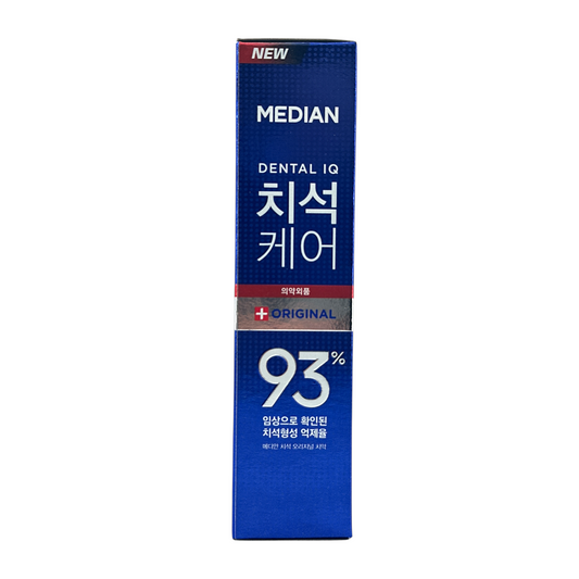 MEDIAN Amore 86% Tartar Care Original Toothpaste – 3x120g triple pack with tartar prevention, available at Zakura Global.