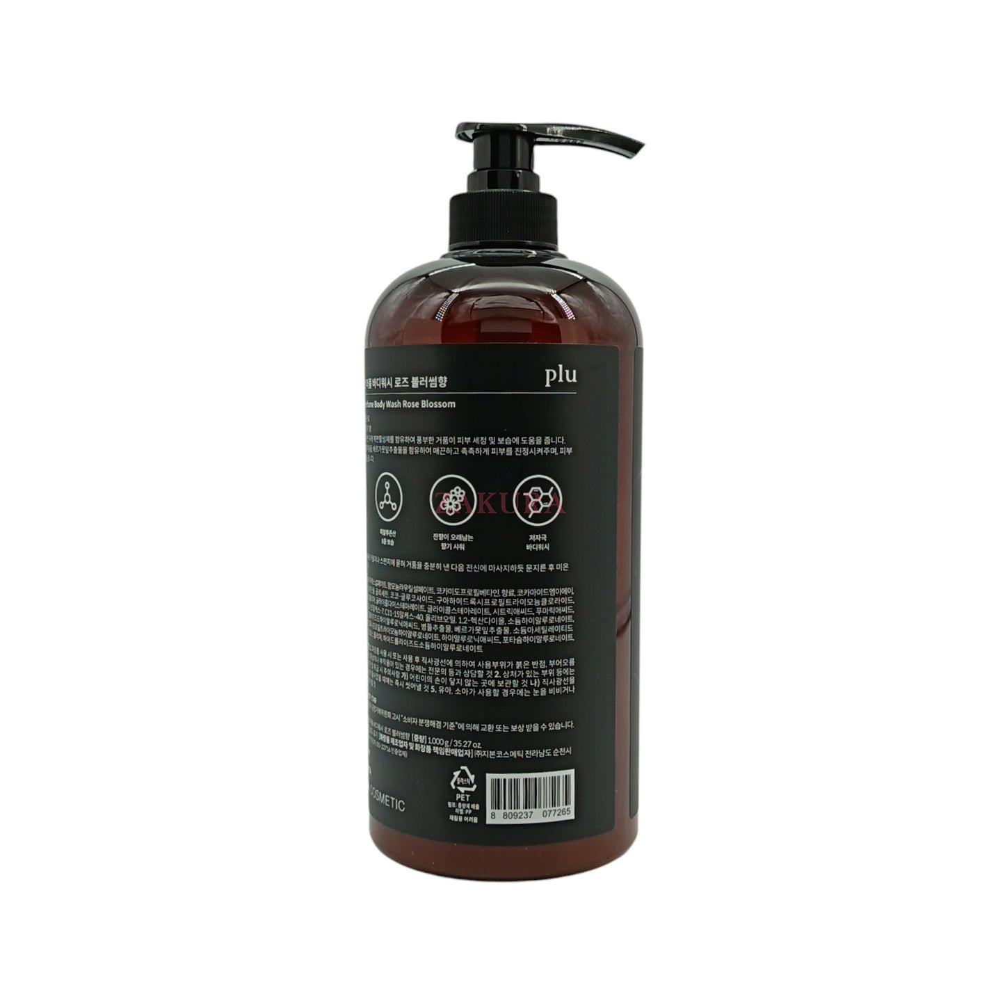 plu Nature And Perfume Body Wash 1000g (Rose Blossom/White Musk/Baby Powder) Rose Blossom