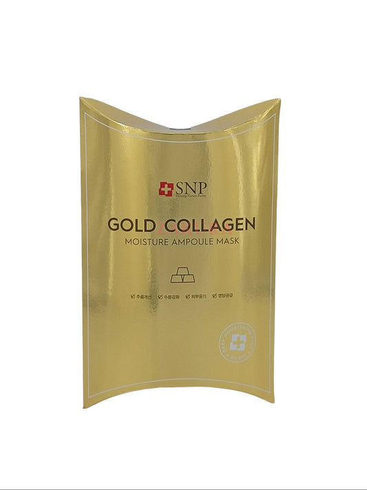 SNP Gold Collagen Ampoule Mask 10pcs