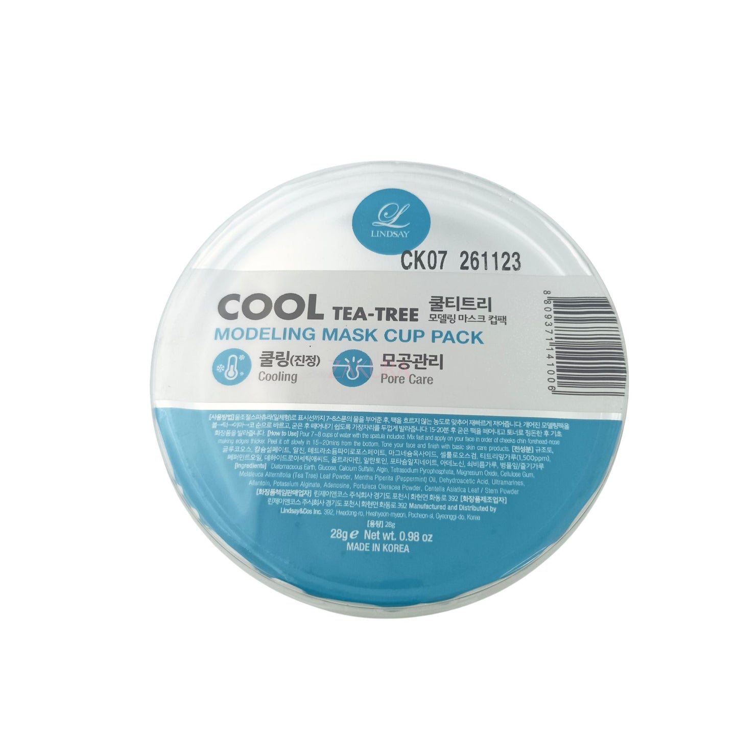 Lindsay Disposable Modeling Mask Cup Pack 28g