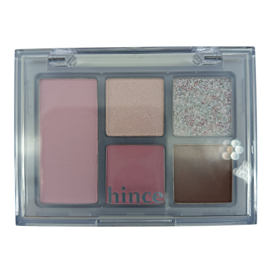 Hince All-Round Eye Palette 6.4g in 04 Heather Blue and 05 Rose Fuzz – versatile Korean eyeshadow palette with matte and shimmer shades