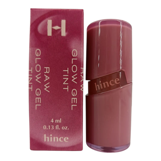 Hince Raw Glow Gel Tint 4ml – Korean dewy lip tint with natural shine and long-lasting color, available at Zakura Global