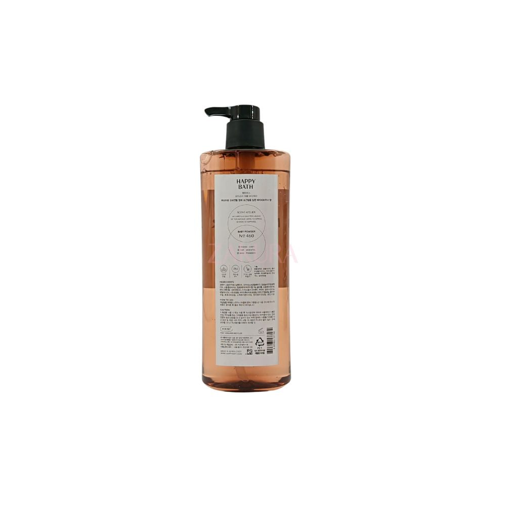 HAPPY BATH No.460 Moisture Perfume Body Wash - Baby Powder 760g
