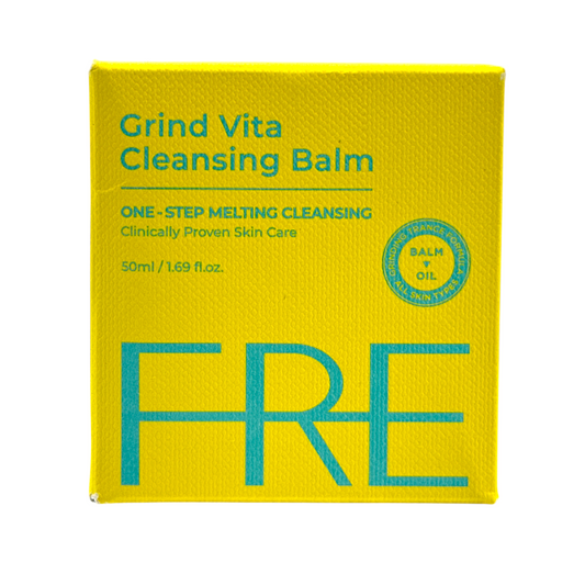Frebits Grind Vita Cleansing Balm 50ml – vegan sherbet balm for deep cleansing, available at Zakura Global.