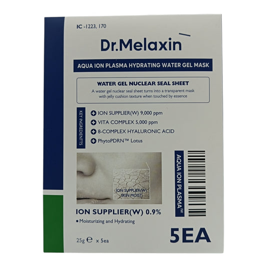 Dr. Melaxin Aqua Ion Plasma Hydrating Water Gel Mask 5pcs