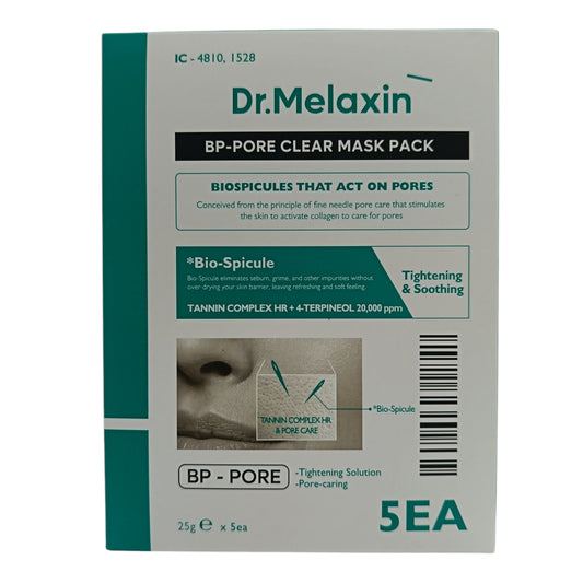 Dr. Melaxin BP-Pore Clear Mask Pack 5pcs