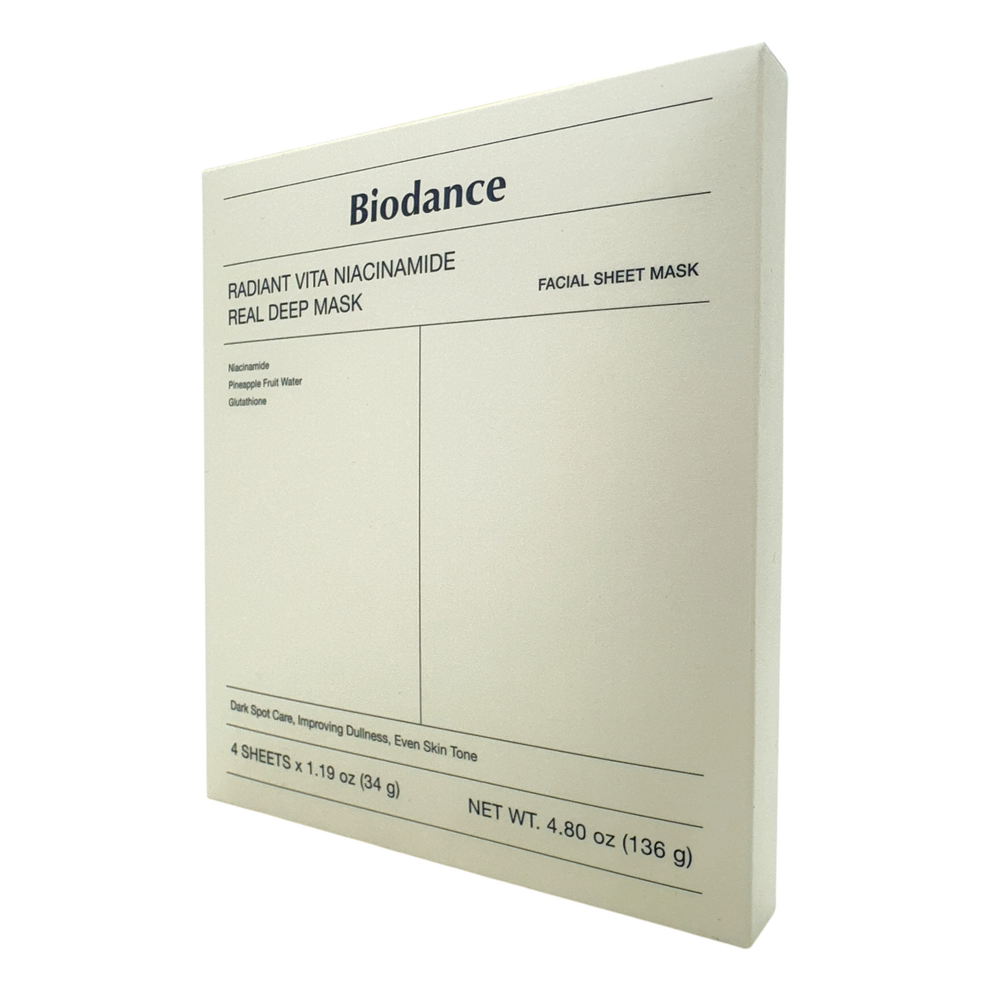 Biodance Real Deep Mask 4pcs