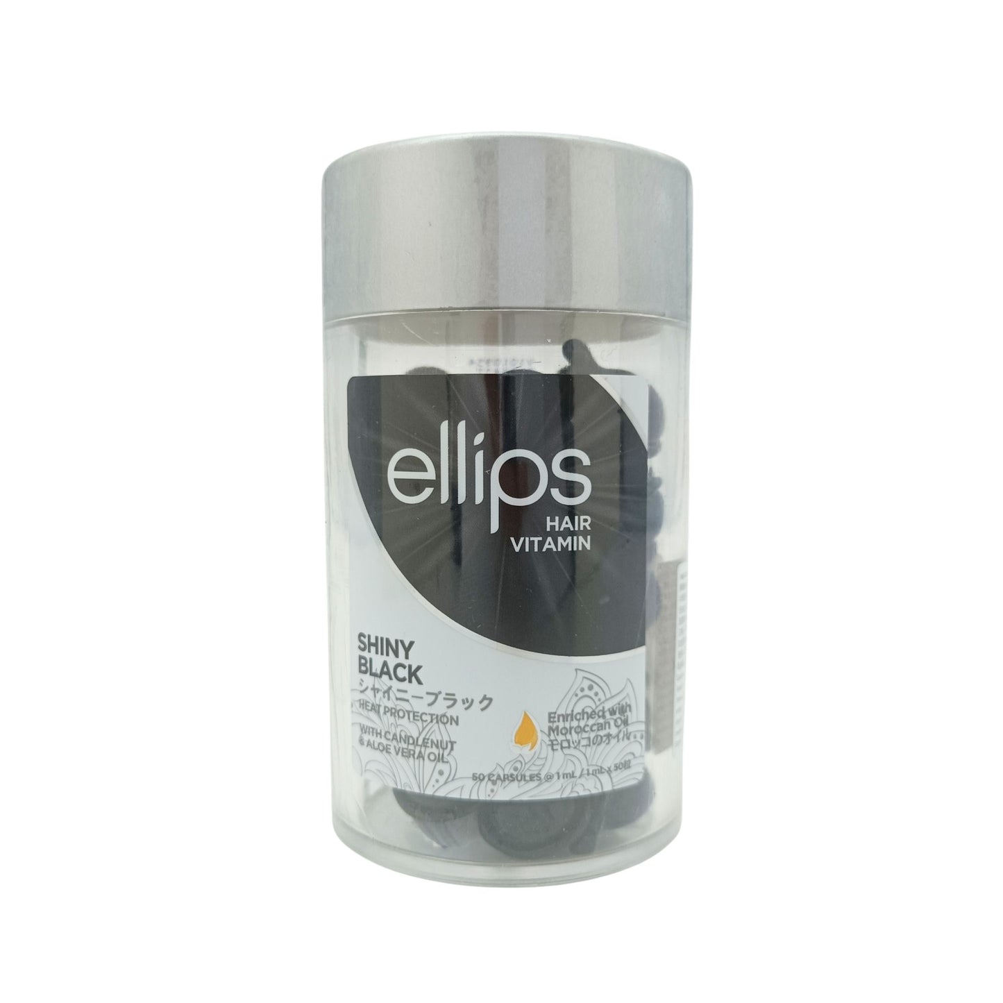 Ellips Hair Vitamin 50caps (Hair Treatment/ Nutri Color/ Shiny Black/ Hair Vitality) Shiny Black