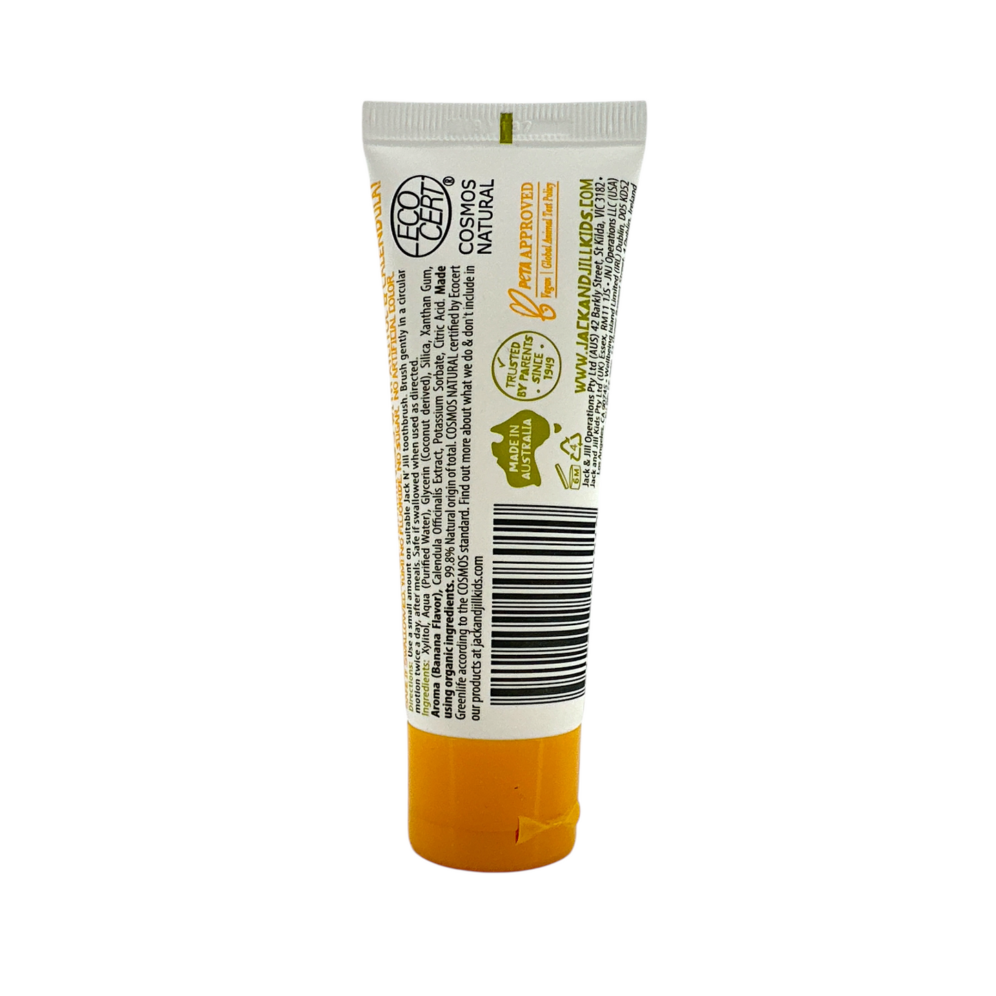 Jack N Jill Natural Toothpaste (banana flavor) 50ml