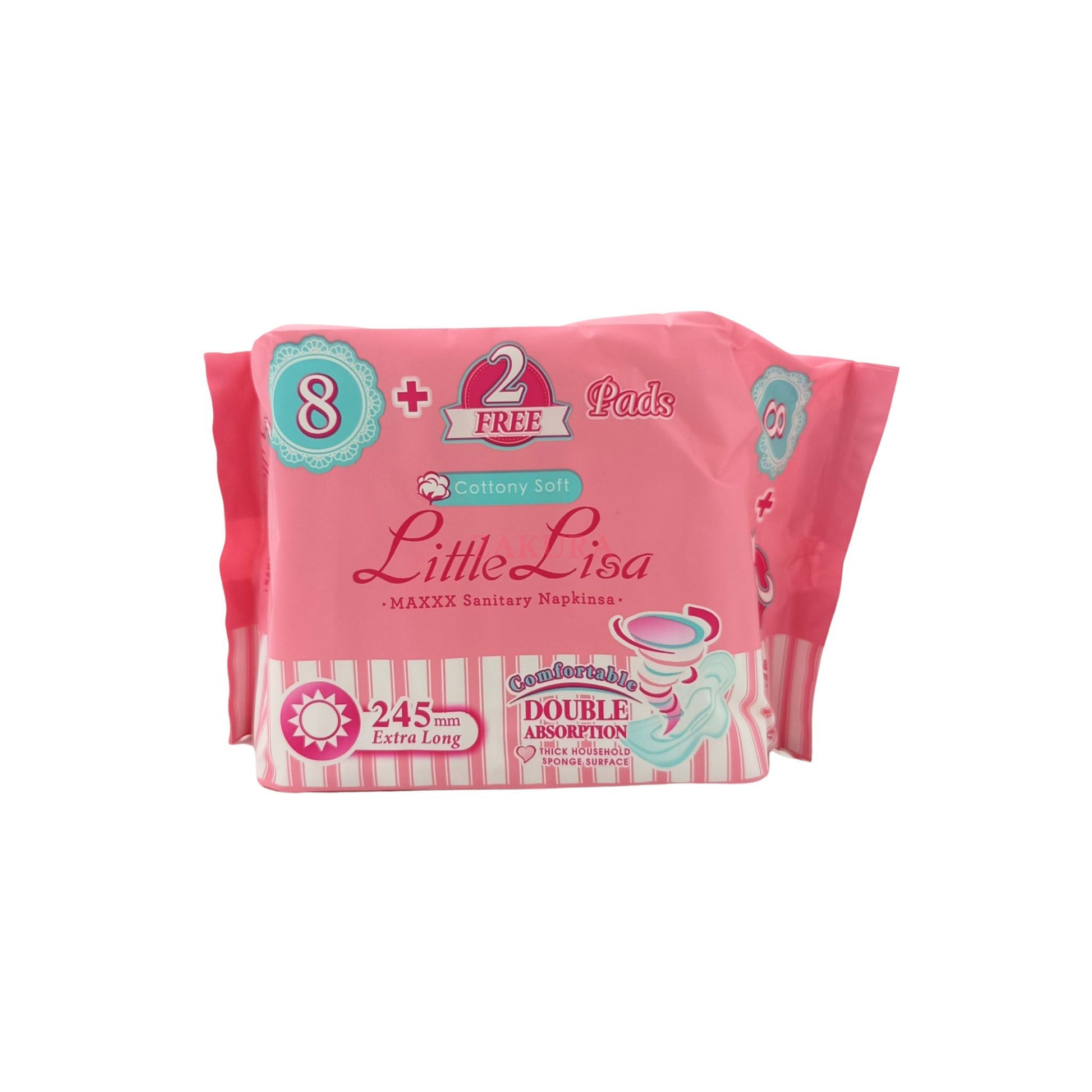 Little Lisa Sanitary Napkins (Day) 24.5cm 10pcs
