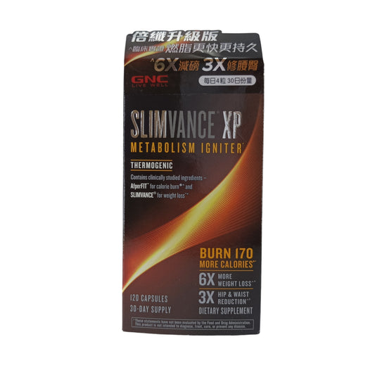 GNC BodyDynamix SLIMVANCE XP 120caps