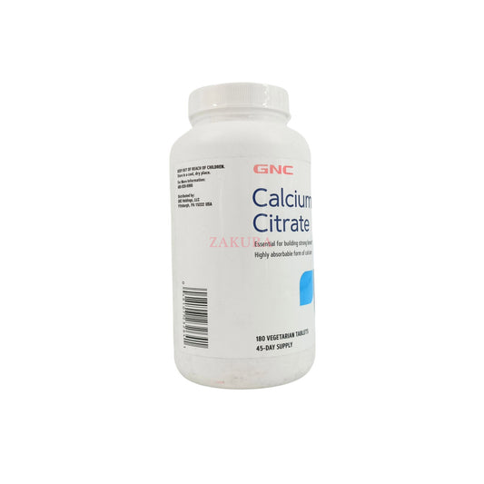 GNC Calcium Citrate 1000mg 180caps