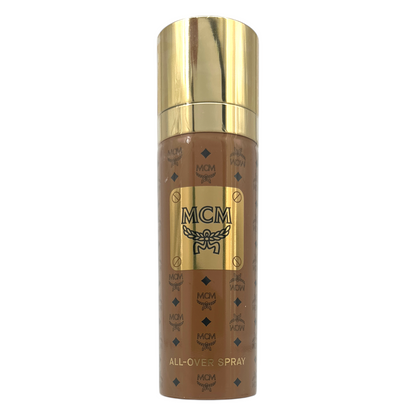 MCM All-Over Spray 150ml bottle for hair and body with woody-floral fragrance, available at Zakura Global.