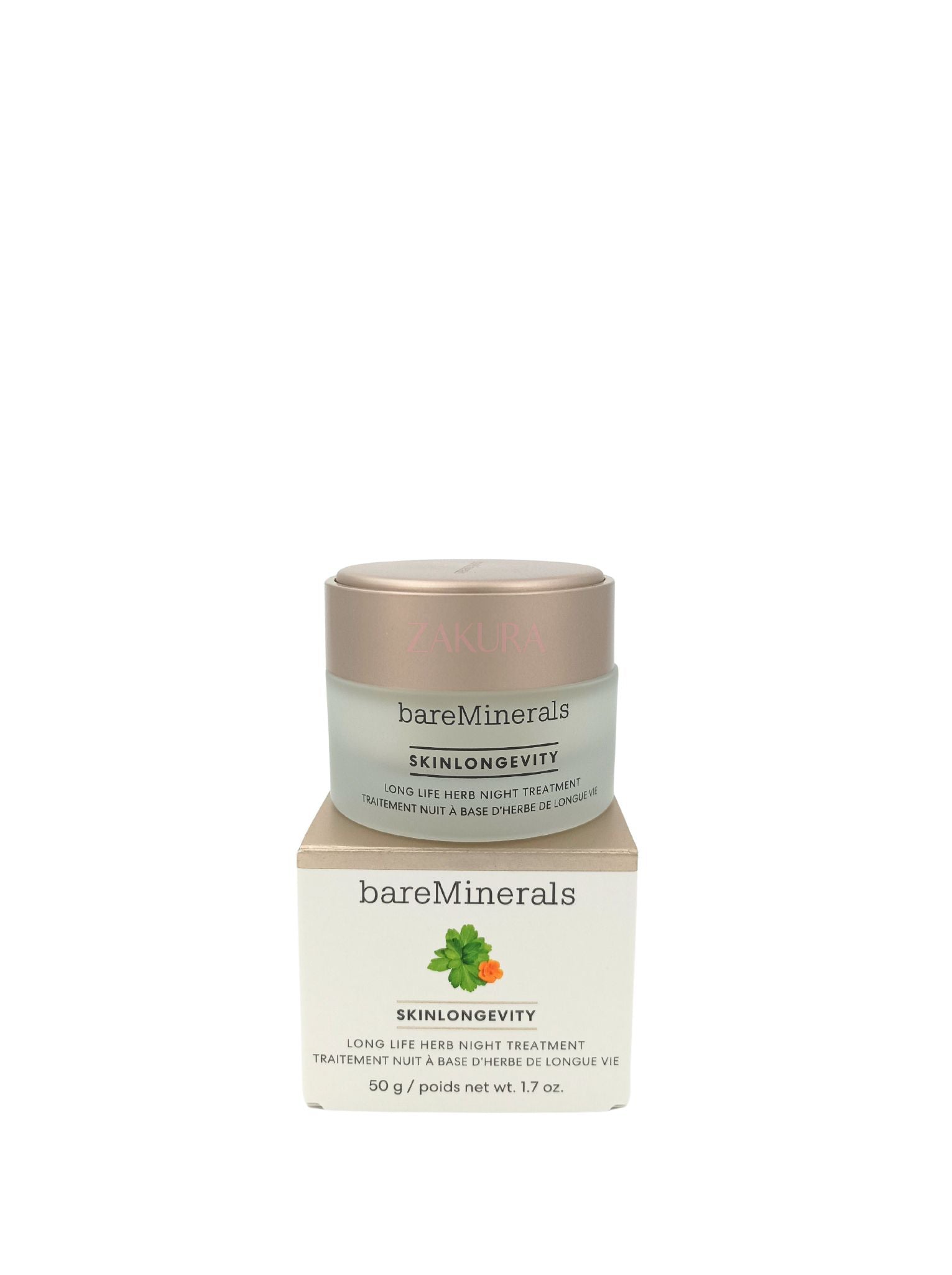 BareMinerals Skinlongevity Long Life Herb Night Treatment 50g