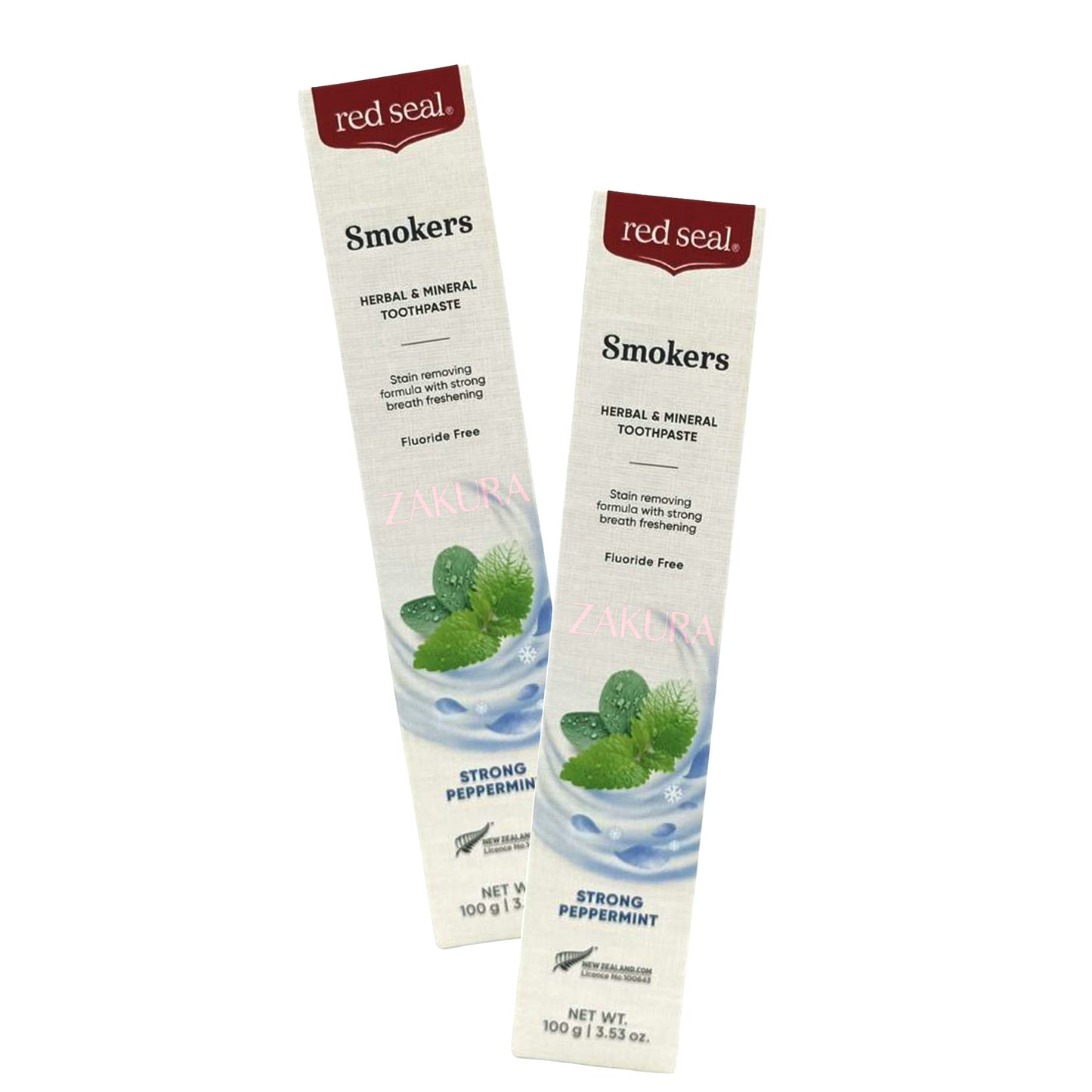 Red Seal Smokers Toothpaste (Twin Pack) 2pcsx100g