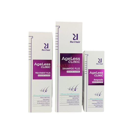 RU:T Scalp Ageless Clinic Set: 370ml + 210ml + 100ml 3pcs