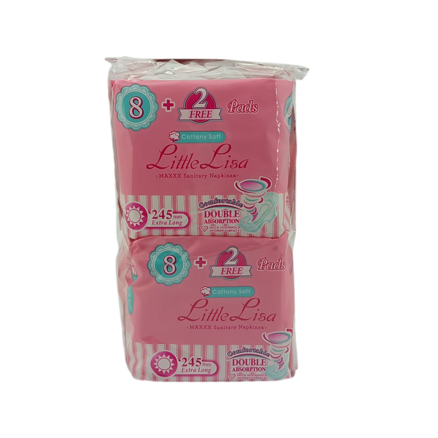 Little Lisa Sanitary Napkins (Day) 24.5cm (Twin Pack) 2pcs