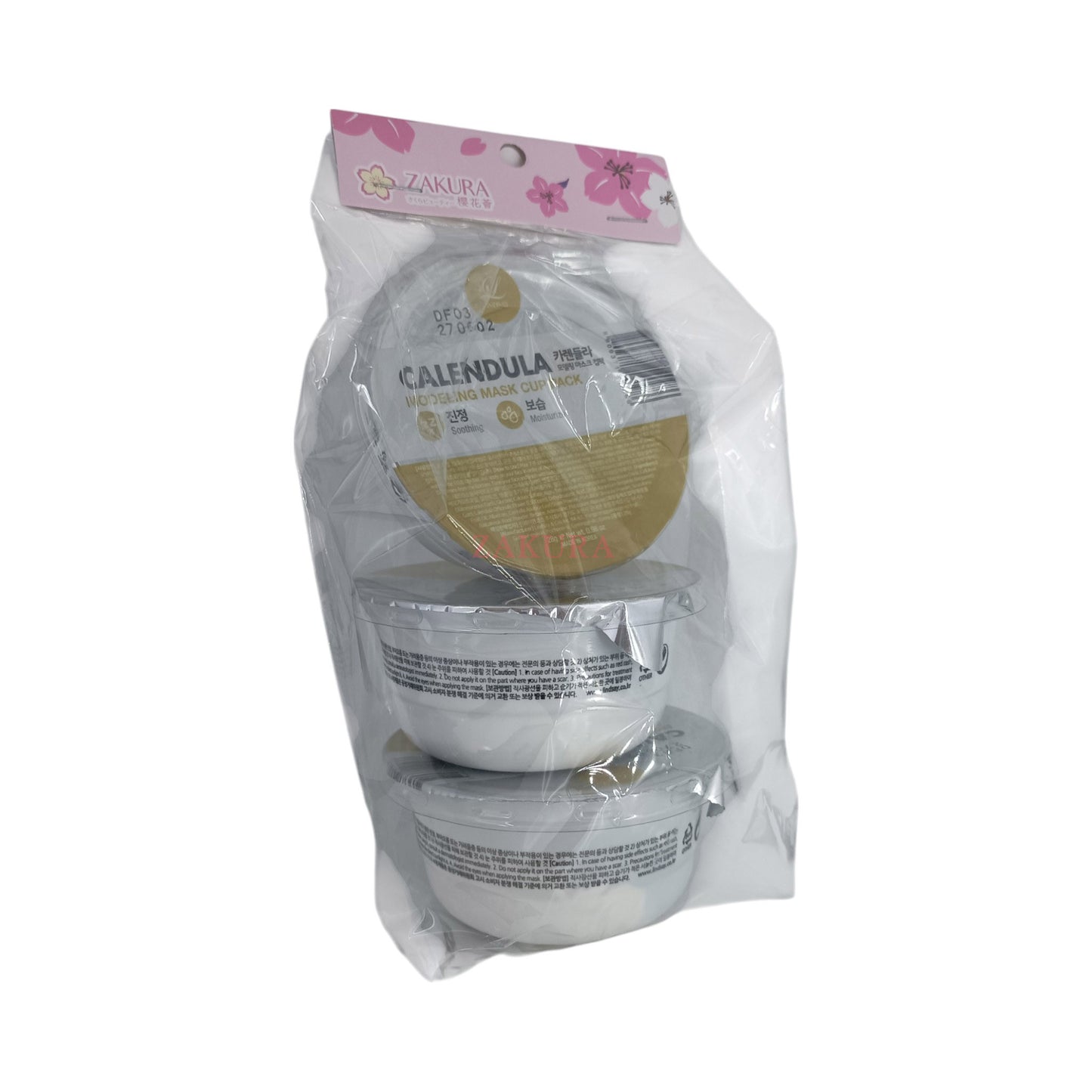 Lindsay Disposable Modeling Mask Cup Pack-Calendula(Trio) 3pcs