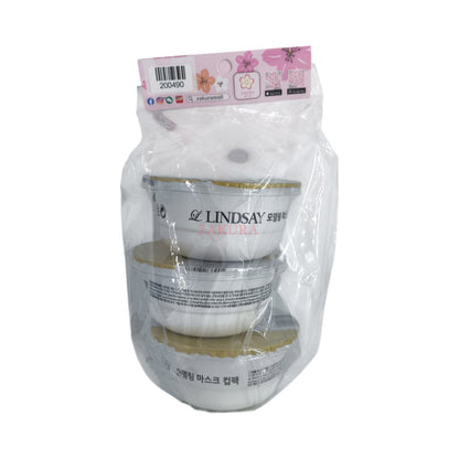 Lindsay Disposable Modeling Mask Cup Pack-Calendula(Trio) 3pcs