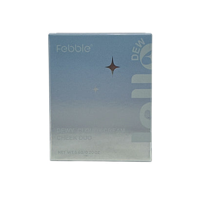 Febble Dewy Cloudy Cream Cheek Duo - 01A 5.6g