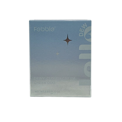 Febble Dewy Cloudy Cream Cheek Duo - 03A 5.6g