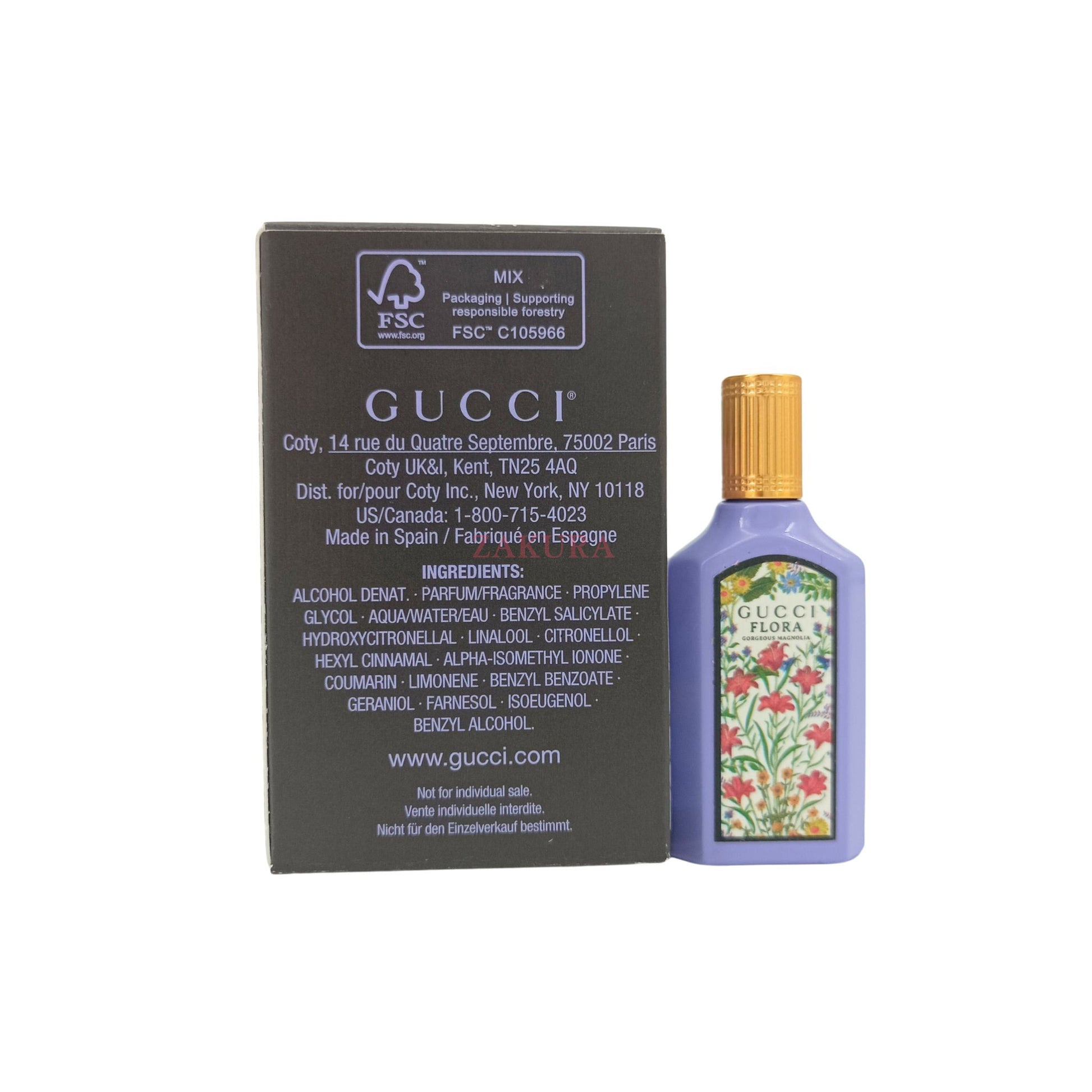 Gucci Flora Gorgeous Magnolia Eau De Parfum (Miniature) 5ml