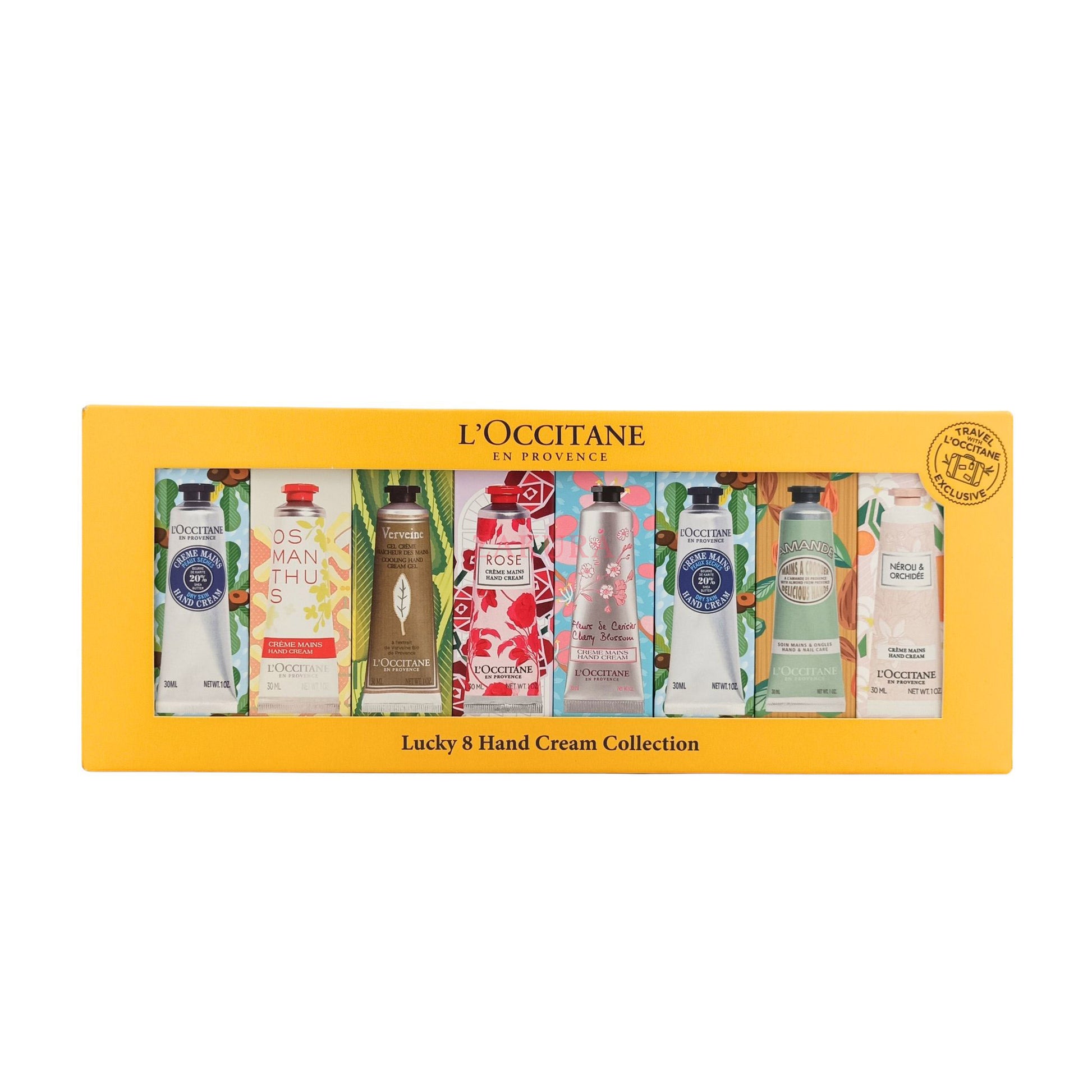 L'Occitane Lucky 8 Hand Cream Collection 8x30ml