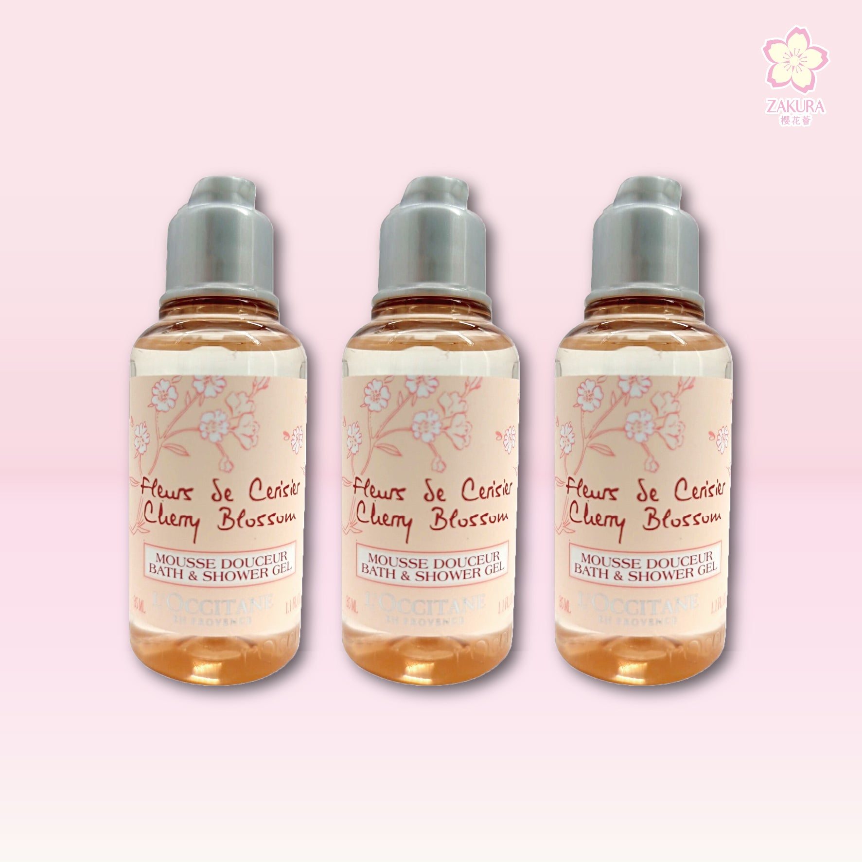 L'Occitane Cherry Blossom Bath & Shower Gel (Miniature) 35ml